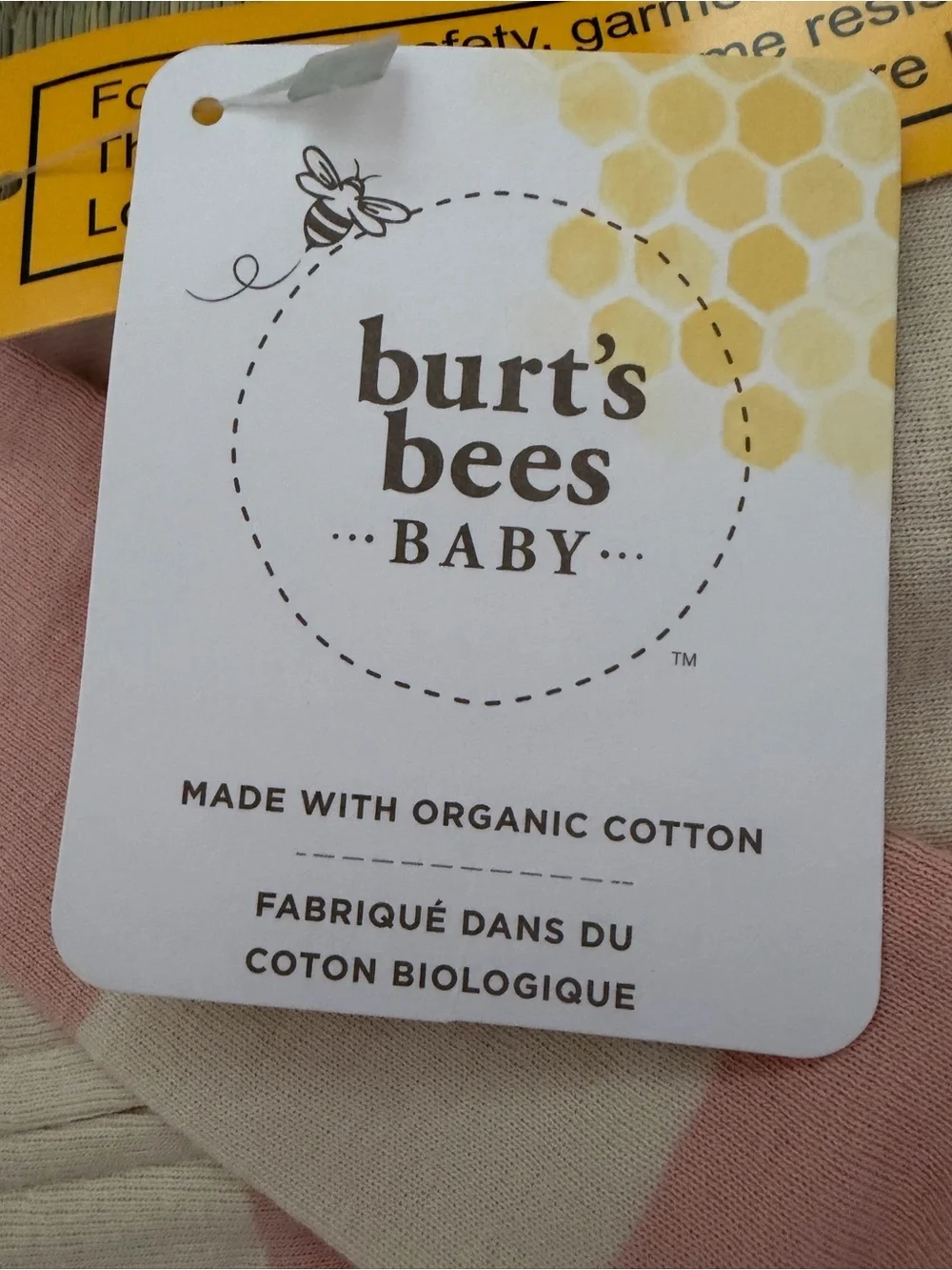 Burts Bees new tags